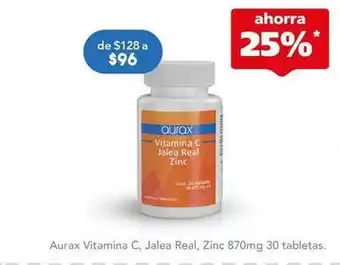 Farmacia San Pablo Aurax - vitamina c, jalea real, zinc oferta