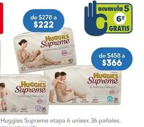 Farmacia San Pablo Huggies - supreme etapa 6 unisex oferta