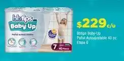 Farmacias YZA Bbtips - baby-up pañal autoajustable 40 pz etapa 6 oferta