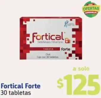Farmacias YZA Fortical Forte 30 tabletas oferta