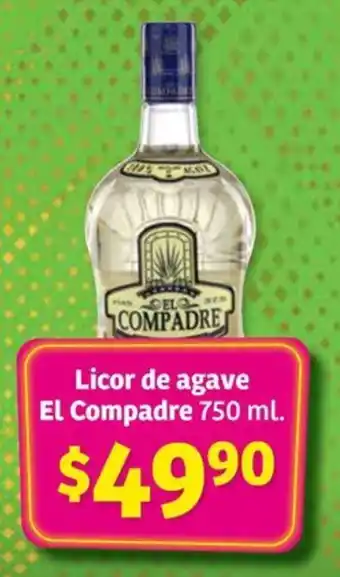 Soriana Híper Licor de agave El Compadre 750 ml. oferta