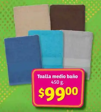 Soriana Híper Toalla medio baño 450 g. oferta