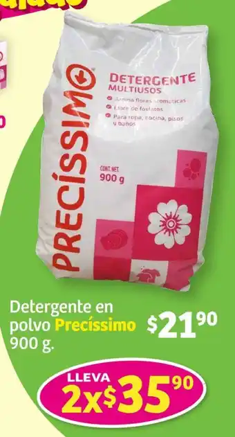 Soriana Híper Detergente en polvo Precíssimo 900 g. oferta