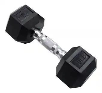 Mercado Libre Mancuerna 30 Lb 13.6 Kg Pesas Hexagonales Pesa Profesional Color Negro oferta