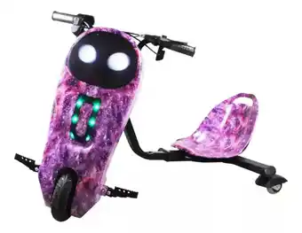 Triciclo Eléctrico Para Niños Montable Bluetooth Giro De 360 Color Rosa