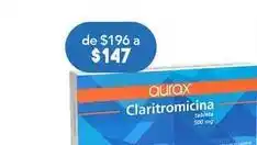 Farmacia San Pablo Aurax - claritromicina 500mg 10 tabletas oferta