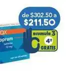 Farmacia San Pablo Aurax - escitalopram 10mg 28 tabletas oferta
