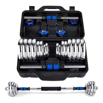 Mercado Libre Kit Pesas Mancuernas Con Barra Discos Ejercicio Gym 30kg oferta
