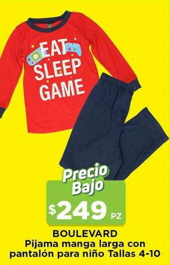 Pijama para niño 4 - 10 años