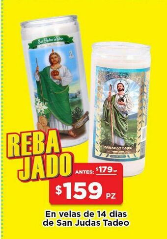 HEB Velas de 14 dias san judas tadeo oferta