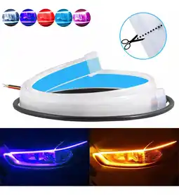 Mercado Libre 60cm Par Tira Led Drl Flexible Direccional Secuencial Auto oferta