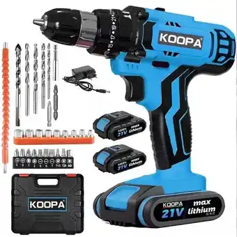 Mercado Libre Koopa Taladro Atornillador D/impacto Inalámbr 3 En 1 oferta