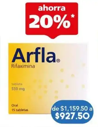 Farmacia San Pablo Arfla 550mg 15 tabletas oferta