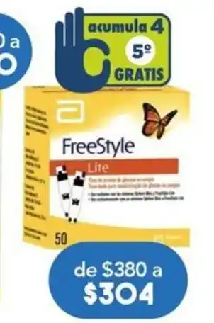 Farmacia San Pablo Freestyle Lite 50 tiras oferta