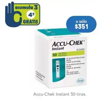 Farmacia San Pablo Accu-Chek Instant 50 tiras oferta