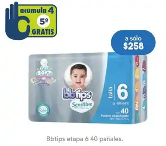 Farmacia San Pablo Bbtips etapa 6 40 pañales oferta