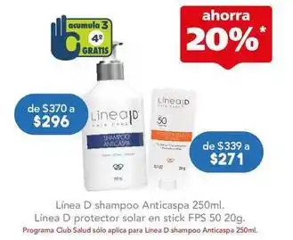 Farmacia San Pablo Linea d - shampoo anticaspa oferta