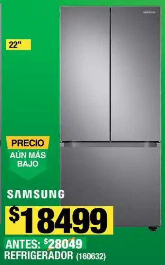 The Home Depot SAMSUNG REFRIGERADOR 22" oferta