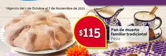 Pan de Muerto Familiar Tradicional Pieza