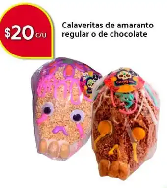 Calaveritas de Amaranto Regular o de Chocolate