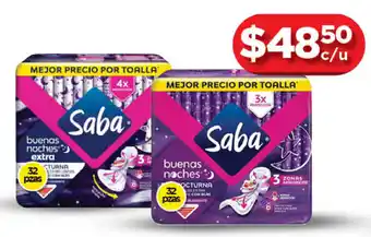 Bodega Aurrerá Saba Buenas Noches /Extra 32 pzas oferta