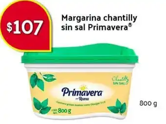 Walmart Express Margarina Chantilly Sin Sal Primavera 800g oferta
