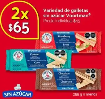 Vareidad de Galletas Sin Azúcar Voortman 255g