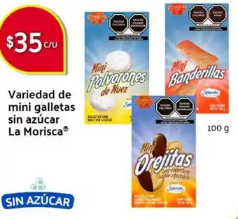 Walmart Express Variedad de Mini Galletas Sin Azúcar La Morisca 100g oferta