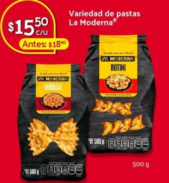 Variedad de Pastas La Moderna 500g