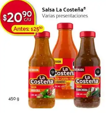 Walmart Express Salsa La Costeña 450g oferta