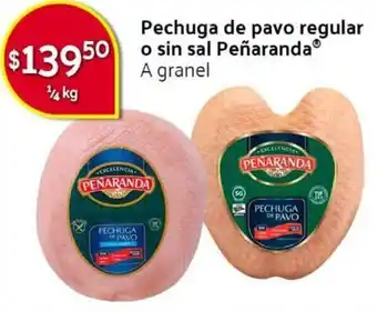 Pechuga de Pavo Regular o Sin Sal Peñaranda