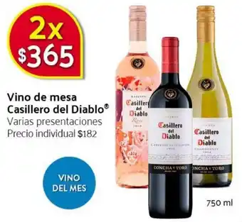Vino de Mesa Casillero del Diablo 750ml