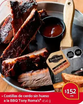 Walmart Express Costillas de Cerdo Sin Hueso a La BBQ Tony Roma's oferta