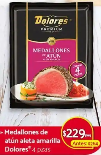 Walmart Express Medallones de Atún Aleta Amarilla Dolores 4 pzas oferta