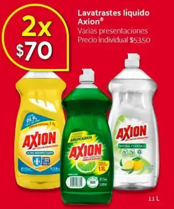 Lavatrates Líquido Axion 1.1L