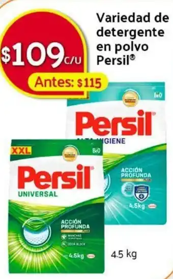Variedad de Detergente en Polvo Persil 4.5kg
