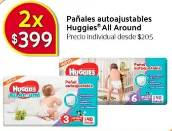 Walmart Express Pañales Autoajustables Huggies All Around oferta