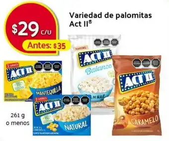 Variedad de Palomitas Act II 261g