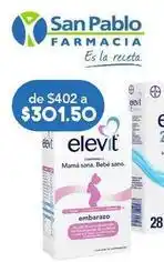 Farmacia San Pablo Elevit - 3600ui 30 comprimidos oferta