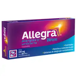 Farmacias Bazar ALLEGRA 180MG 10 TABLETAS oferta