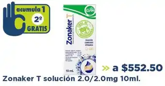 Farmacia San Pablo Zonaker T solución 2.0/2.0mg 10ml oferta