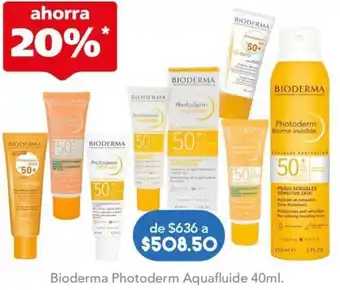 Farmacia San Pablo Bioderma Photoderm Aquafluide 40ml oferta