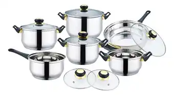 Mercado Libre Bateria De Cocina 12 Pz Fernanda Acero Inoxidable Fraciel oferta