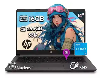 Mercado Libre Laptop Hp 240 G9 I5-1235u 12va Gen 16gb Ram 256gb Ssd W11 Color Negro oferta