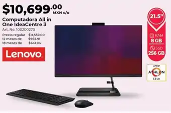 Office Depot Lenovo Computadora All in One IdeaCentre 3 oferta