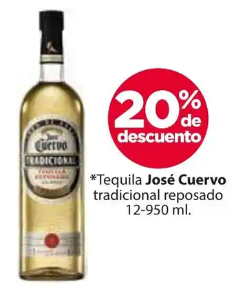 Tequila José Cuervo tradicional reposado 12-950ml