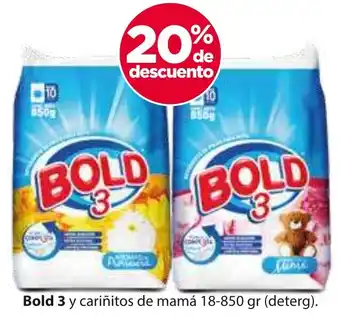 Bold 3 y cariñitos de mamá 18-850gr
