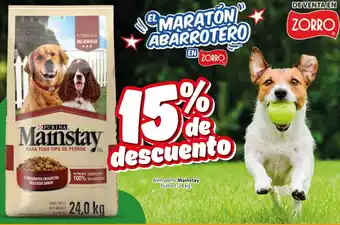 Zorro Alim perro Mainstay bulto 1-24kg oferta