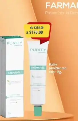 Farmacia San Pablo Purity - corrector con color oferta