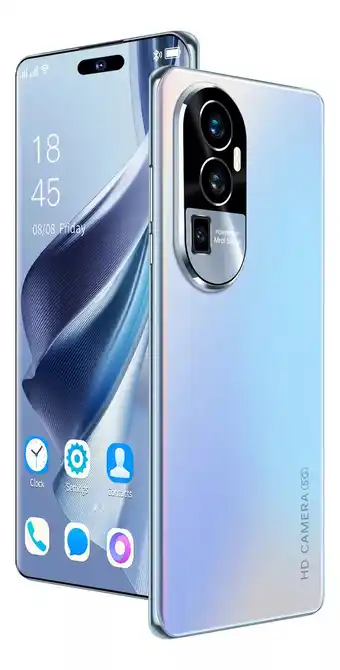 Mercado Libre 2024 Último El Más Popular Bobarry Reno10 Pro 5g Es Súper Barato 6.74 Pantalla Grande Celular Android 13 Dual Sim 12gb Ram 51 oferta